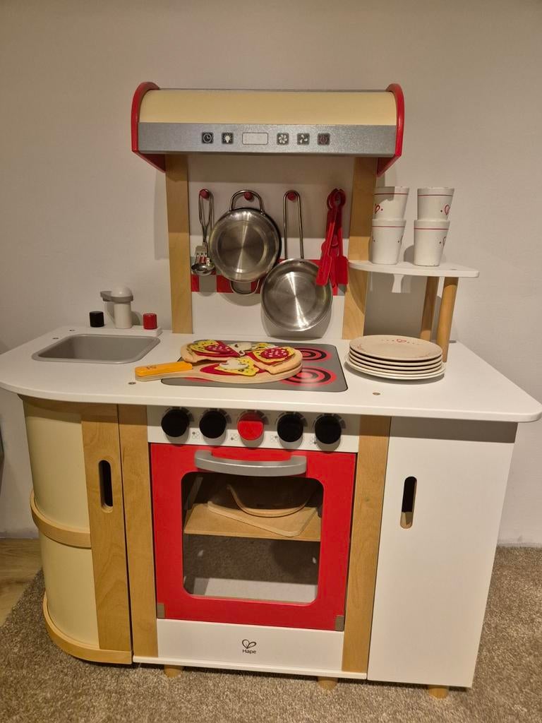 Houten speelkeuken Hape en accessoires, Kinderen en Baby's, Ophalen, Speelkeuken