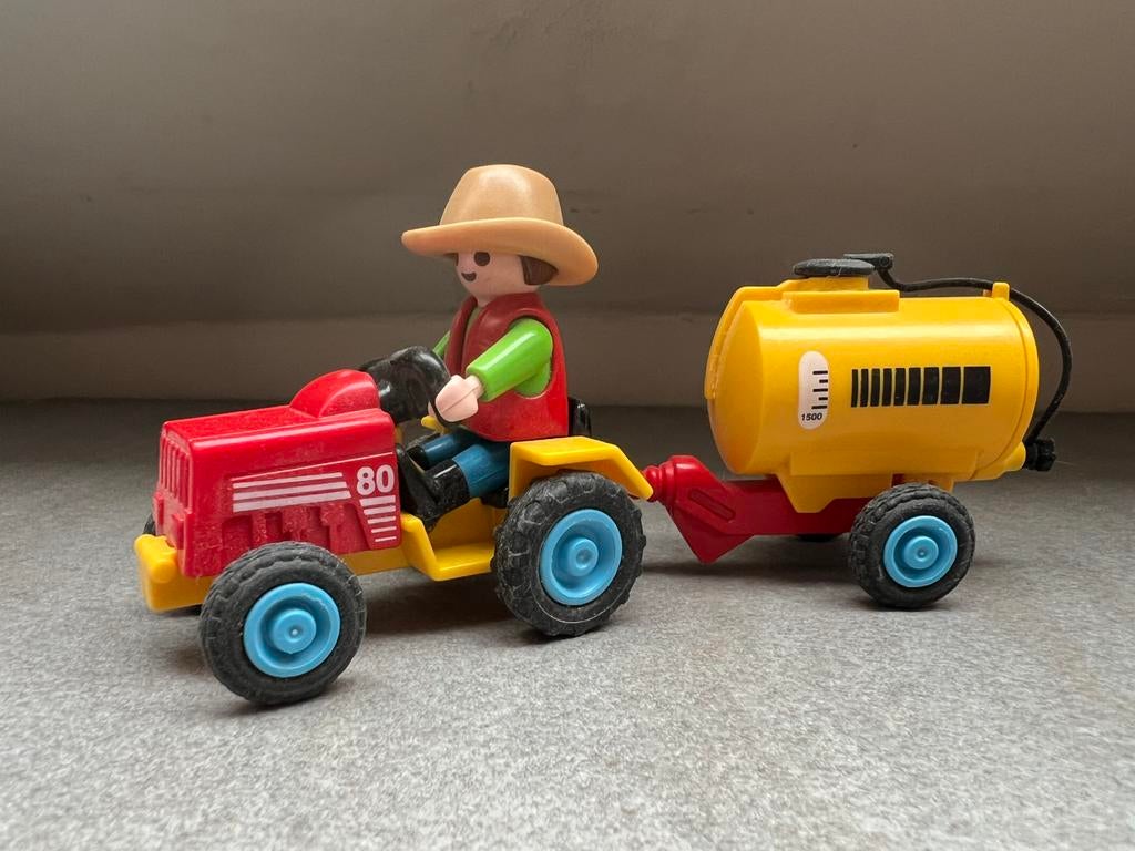 Playmobil - boer met z’n tractor, Enlèvement, Comme neuf