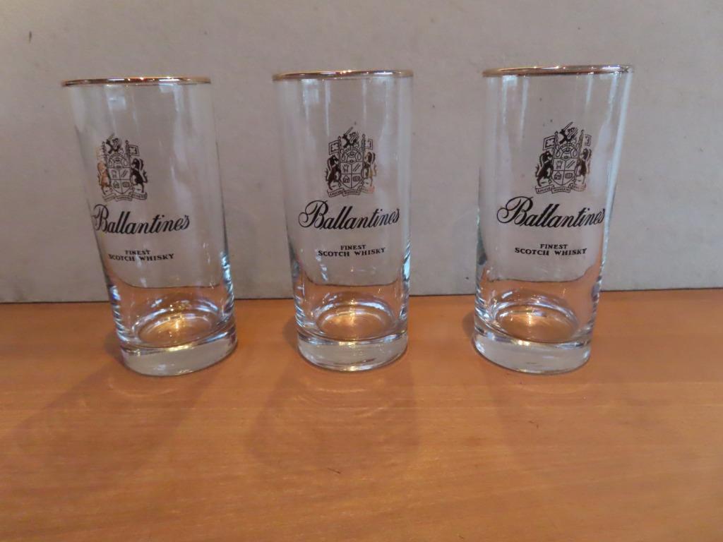 3 glazen van Scotch Wisky, Ophalen of Verzenden, Zo goed als nieuw, Borrel- of Shotglas