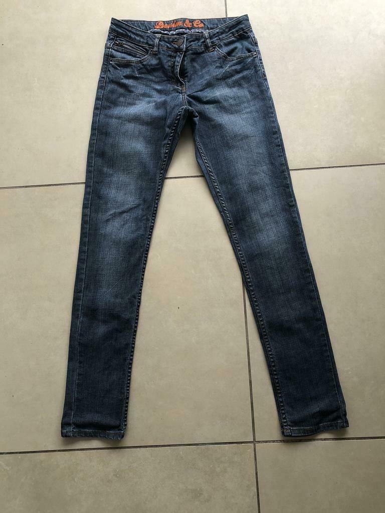 Blauwe jeans JBC mt 164, Broek, Meisje, JBC, Ophalen of Verzenden