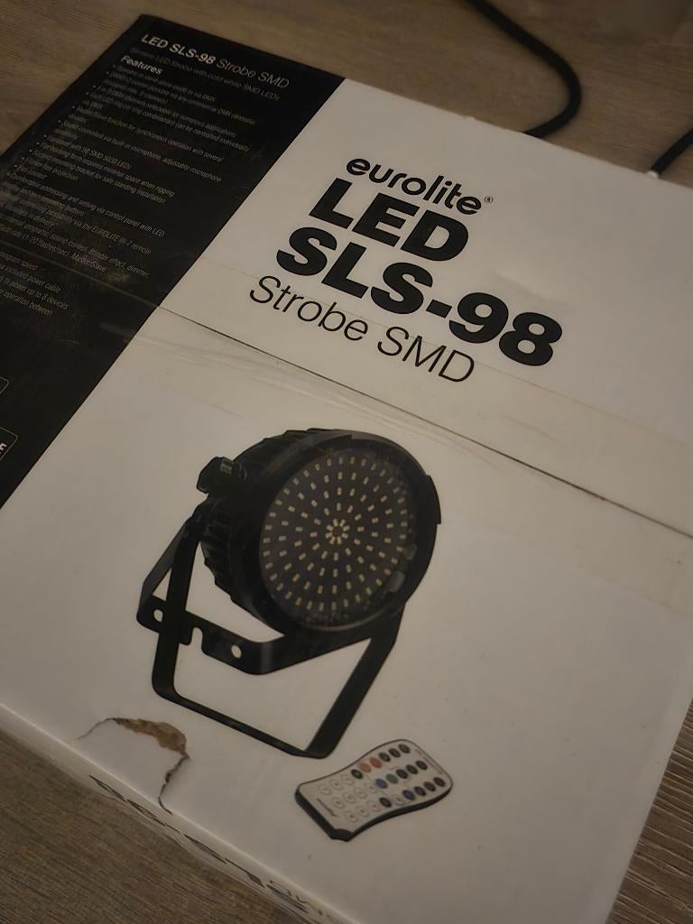 EuroLite Led Strobo   Nieuw!  (B), Ophalen of Verzenden, Nieuw, Geluidgestuurd