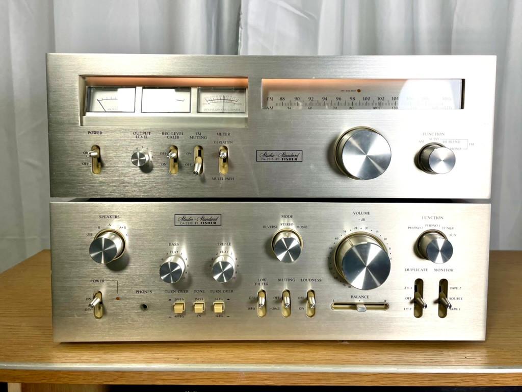 Fisher CA-2310 vintage versterker + Fisher FM-2310 tuner, Audio, Tv en Foto, Ophalen, Gebruikt, Analoog