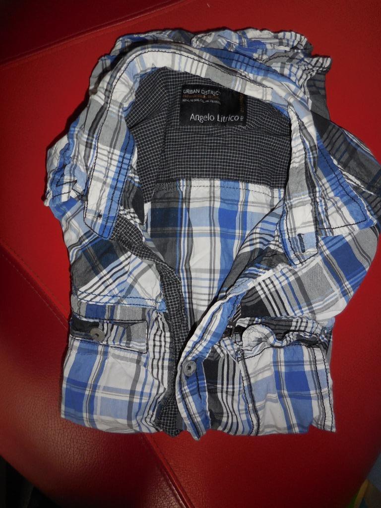 [2854] Chemise homme manches courtes Angelo Litrico large, Enlèvement ou Envoi, Angelo Litrico