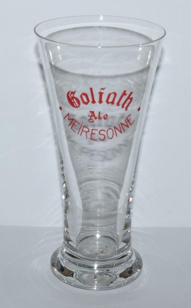 Goliath Ale / Meiresonne, Verzamelen, Biermerken, Verzenden, Zo goed als nieuw, Glas of Glazen, Overige merken