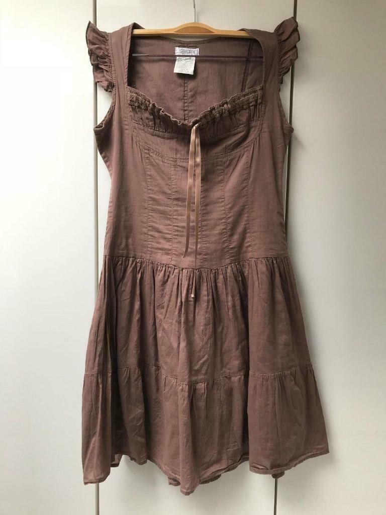 Robe brune Pimkie - Taille 34 *', Enlèvement ou Envoi, Comme neuf, Brun, Pimkie