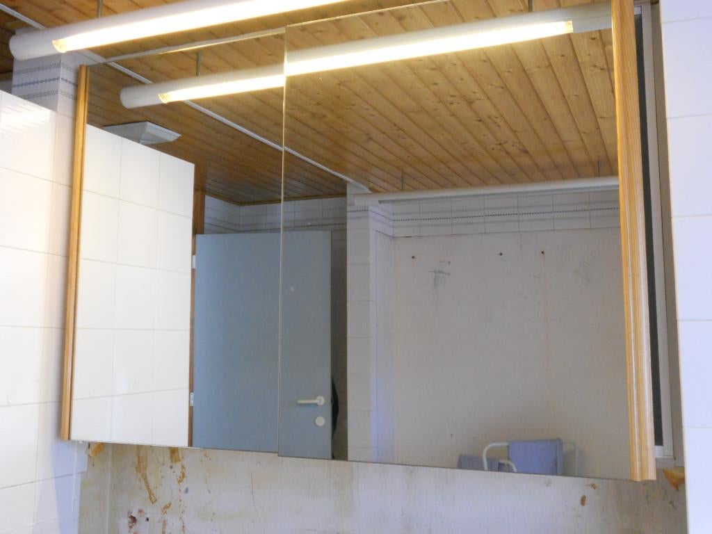 2 spiegels op melamine plaat 18mm, Ophalen, Gebruikt, Hout, Minder dan 20 mm
