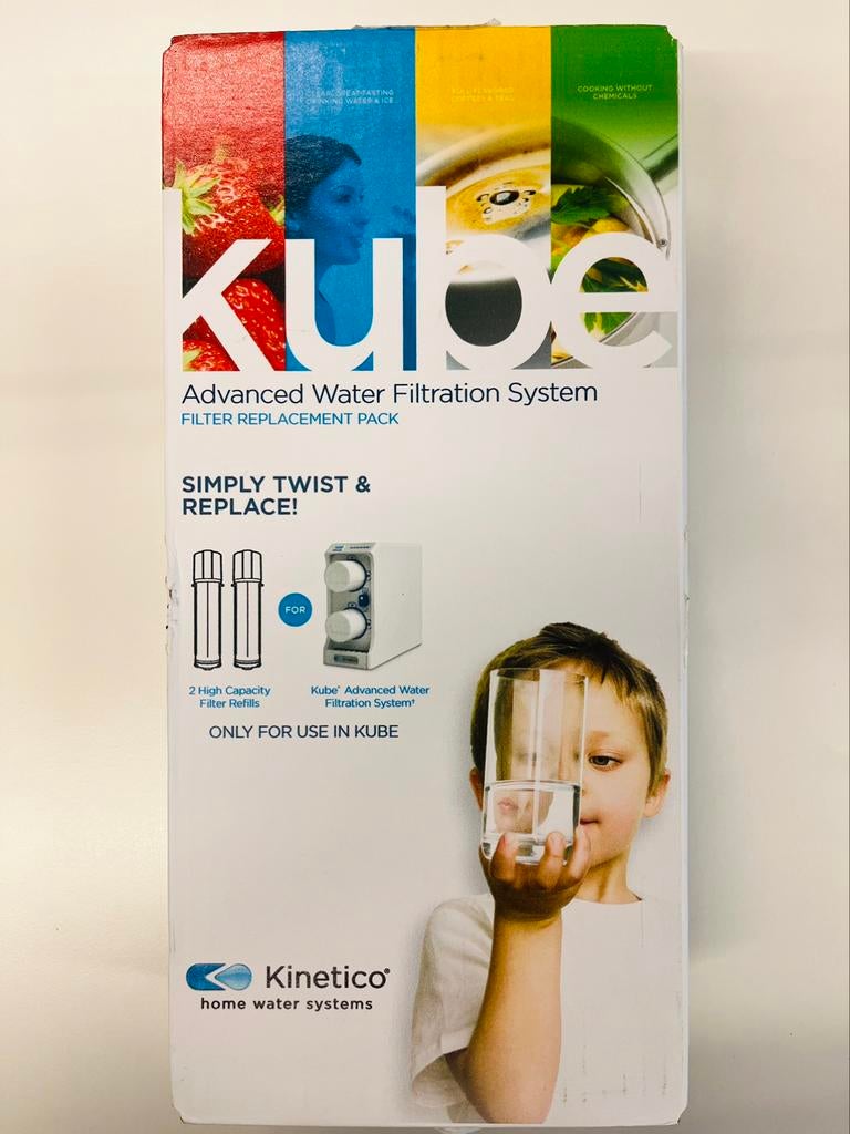 2 Filtres de remplacement ( Kube ), Elektronische apparatuur, Waterontharders, Nieuw