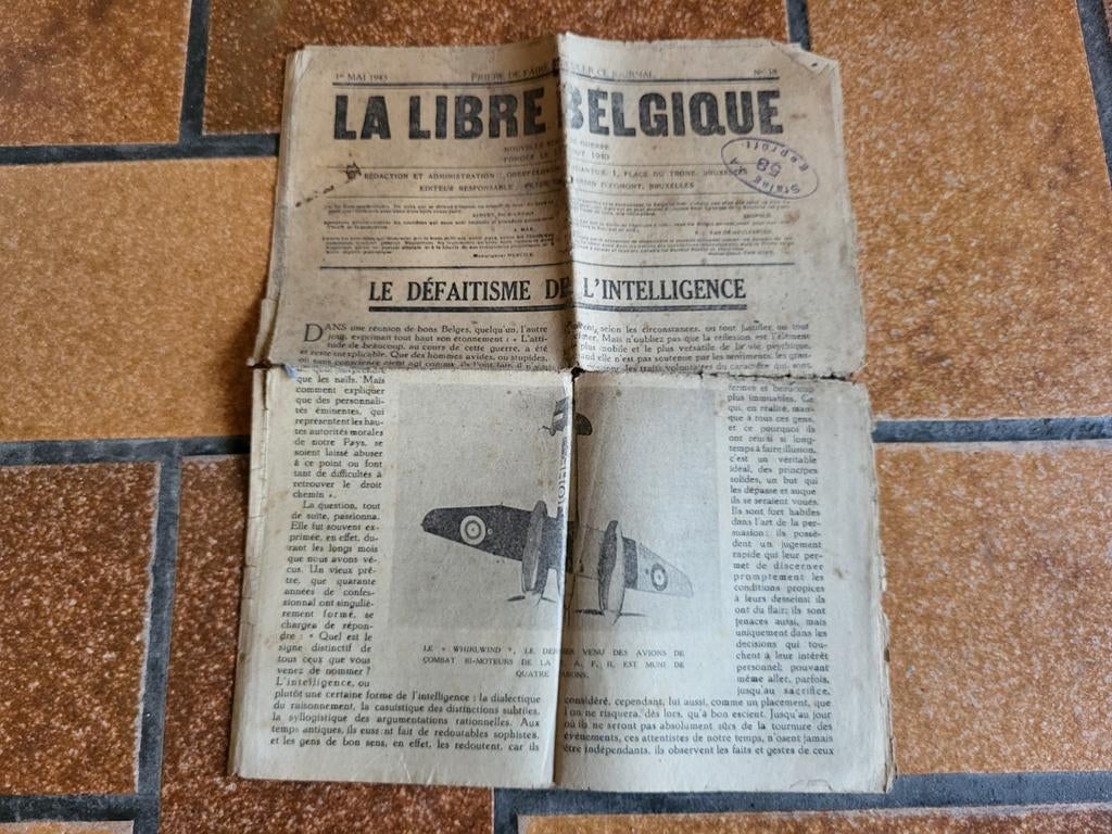 journal prisonnier guerre, Belgique 2WW, Verzamelen, Verzenden