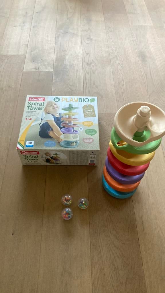 Spiraaltoren met balletjes - kinderspeelgoed, Ophalen, Zo goed als nieuw