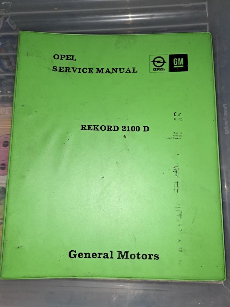 Service manual Rekord 2100d, Motos, Enlèvement ou Envoi