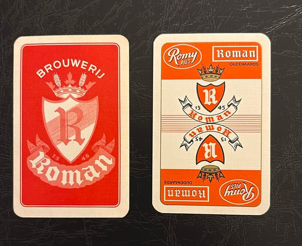 Speelkaarten brouwerij Roman, Verzenden, Zo goed als nieuw, Speelkaart(en)