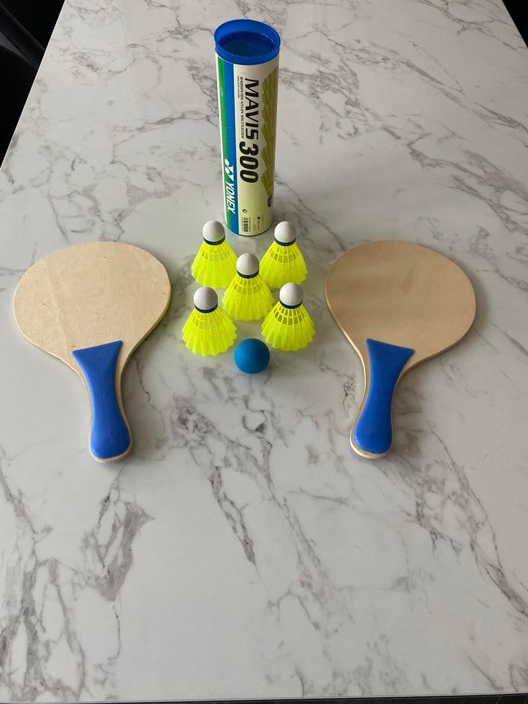 Set de badminton complet, Zo goed als nieuw