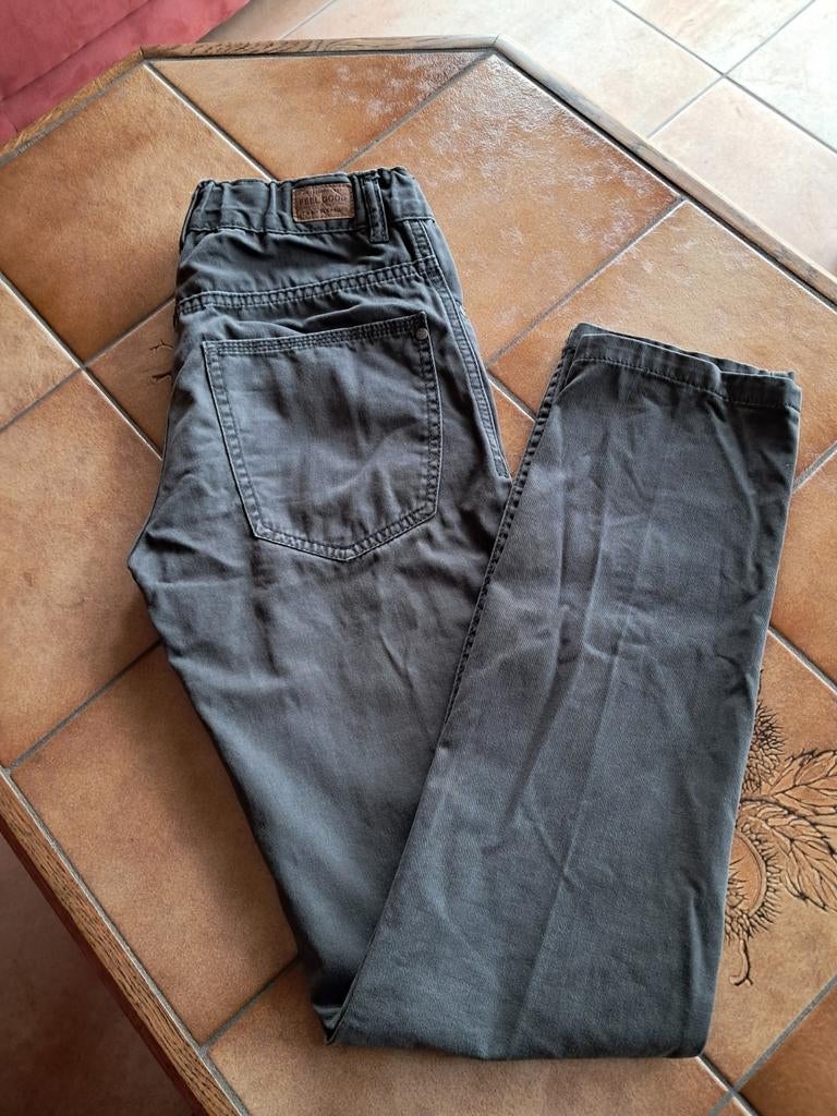 Jbc 164 grijze spijkerbroek, Kinderen en Baby's, Kinderkleding | Maat 164, Broek, Gebruikt, JBC, Ophalen of Verzenden