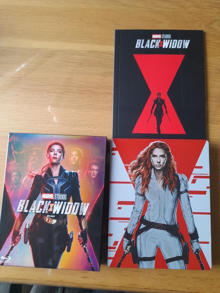 Black Widow 4K UHD steelbook, Cd's en Dvd's, Blu-ray, Verzenden, Zo goed als nieuw, Science Fiction en Fantasy