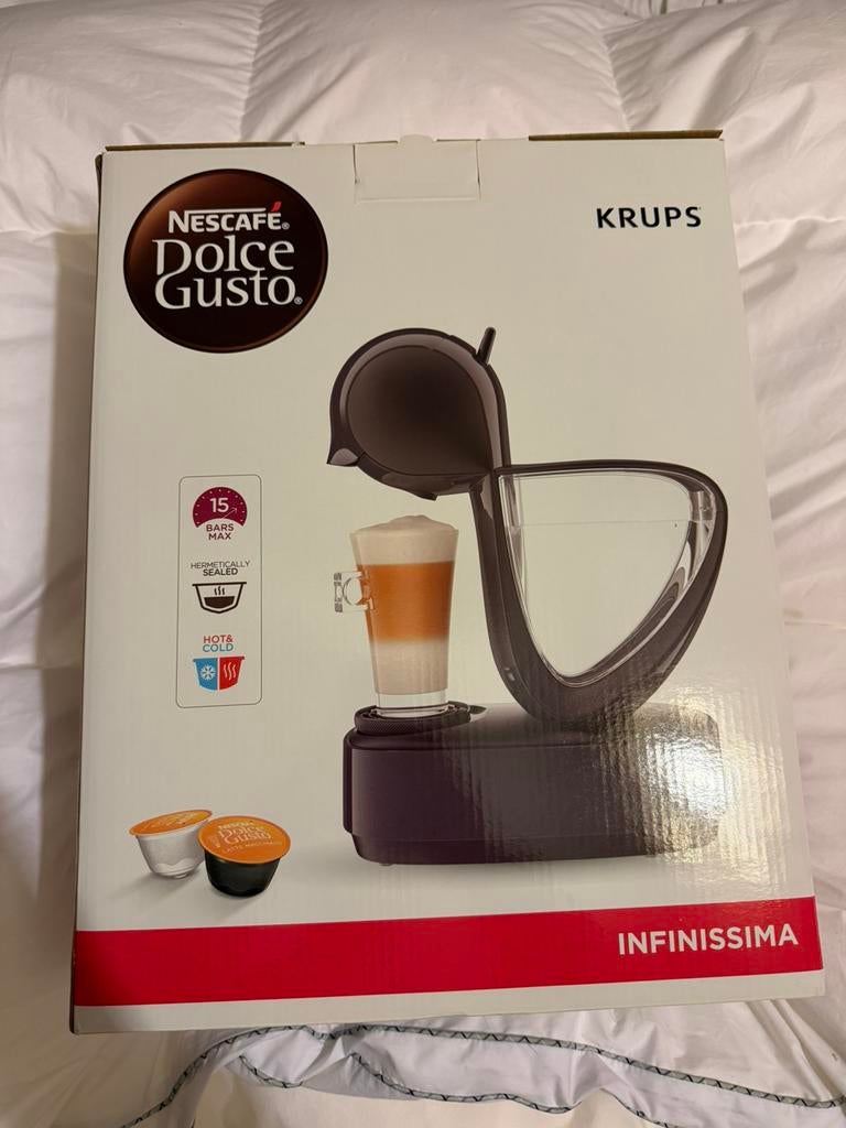 Machine Dolce Gusto Infinissima Cosmic Grey, Electroménager, Enlèvement, Comme neuf