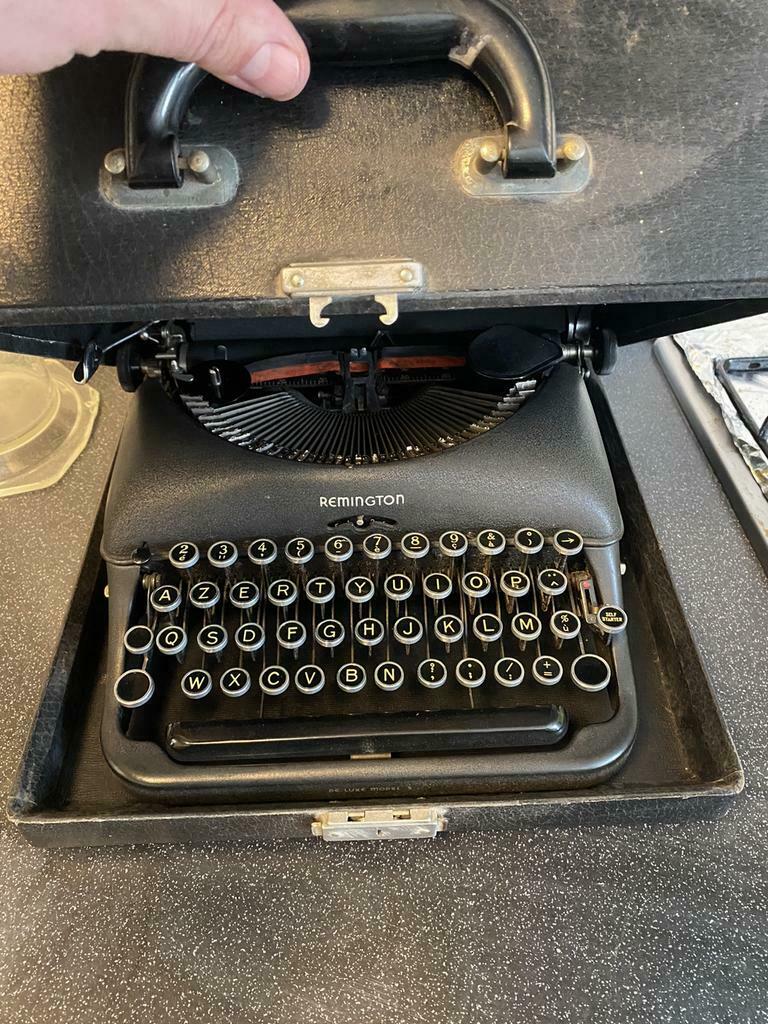 Remington antieke typemachine, Diversen, Typemachines, Ophalen of Verzenden, Zo goed als nieuw