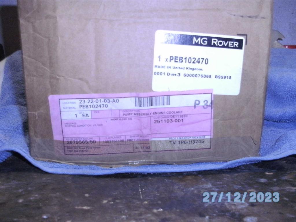 ROVER 75 Waterpomp, Ophalen, Nieuw, Rover