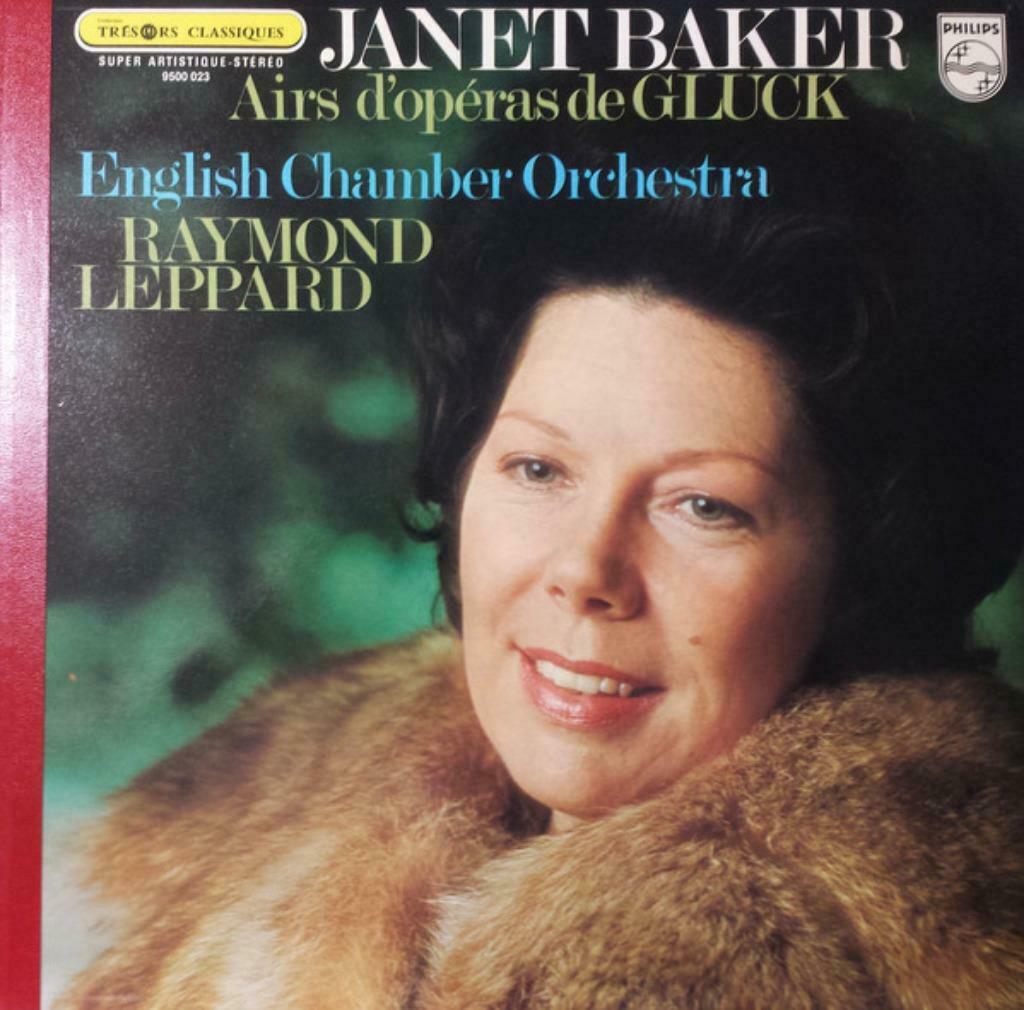 LP Gluck Janet Baker English Chamber Orch R Leppard ‎1976, Gebruikt, Opera of Operette, Ophalen of Verzenden, Romantiek