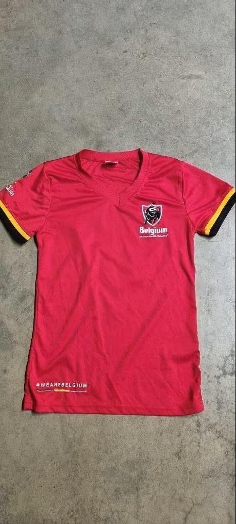 voetbal shirt rode duivels vrouwen maat Smal, Ophalen of Verzenden, Gebruikt, Shirt