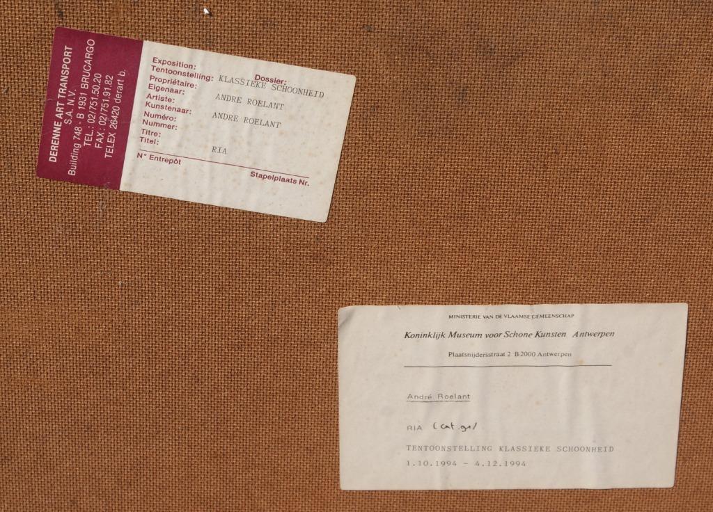 Andre Roelant (1942-2023): Naaktstudie 1 (75 x 60 cm), Ophalen