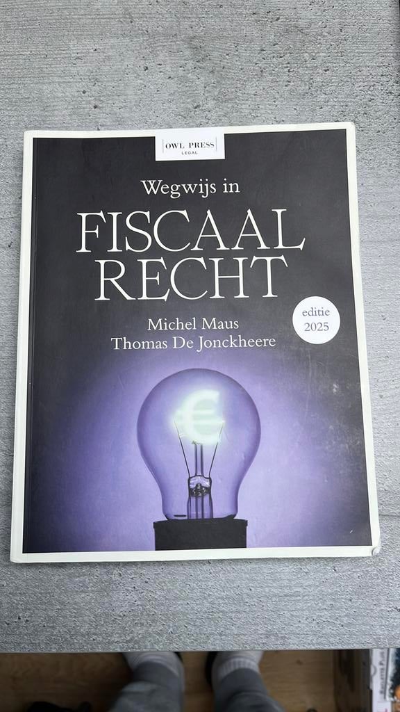Wegwijs in fiscaal recht, Enlèvement, Comme neuf, Économie