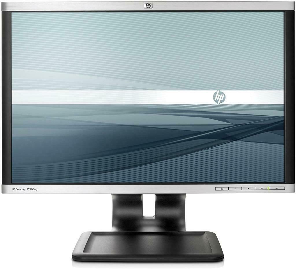 22 INCH HP MONITOR, Computers en Software, Ophalen, Zo goed als nieuw, DVI, TN