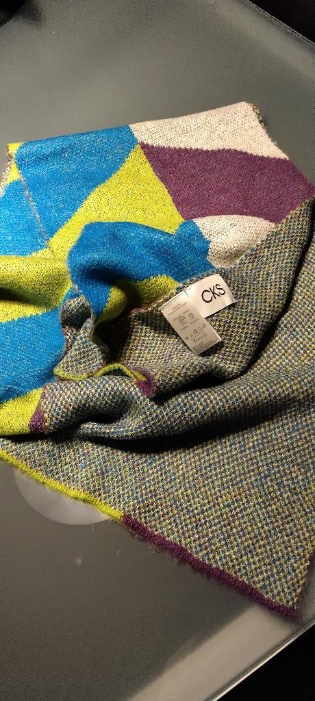 kleurrijke nieuwe wintersjaal CKS, Kleding | Dames, Maat 46/48 (XL) of groter, Nieuw, Ophalen of Verzenden, Sjaal