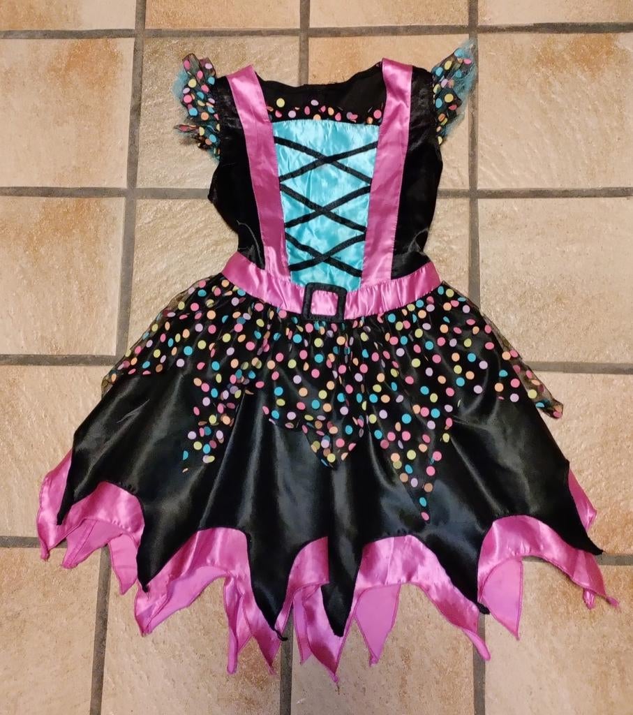 Heksen kleedje/verkleedkleren /Halloween /carnaval, Ophalen, Gebruikt