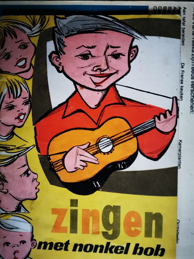 Zingen met nonkel Bob, uit de BRT televisiereeks 60's & 70's, Ophalen of Verzenden, Les of Cursus, Overige genres, Gitaar