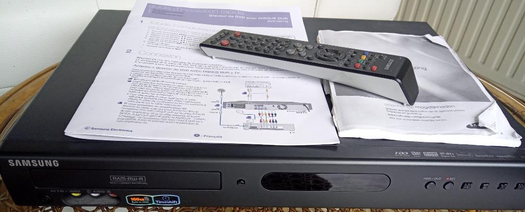 DVD-HD recorder 160GB Samsung, Ophalen, Gebruikt, Met harddisk, Dvd-recorder