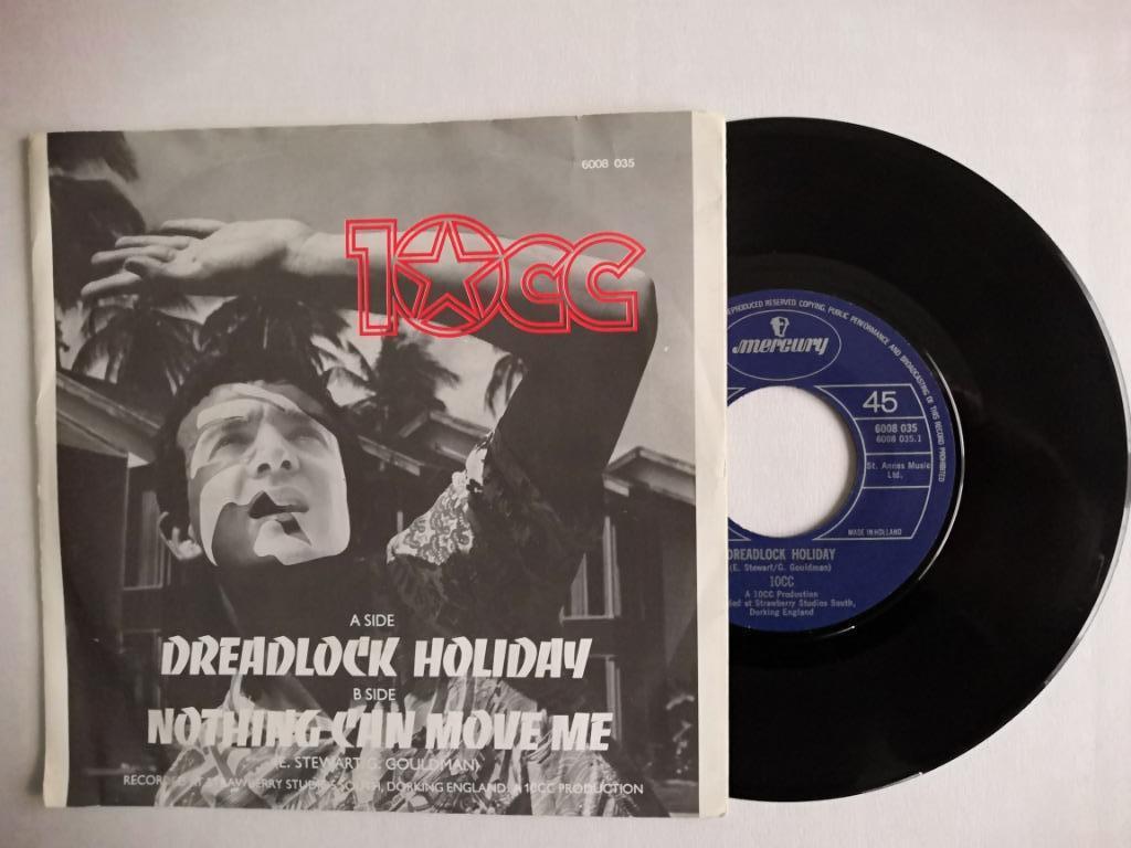 TEN CC - Dreadlock holiday (45t), Enlèvement ou Envoi, Single, Comme neuf, Pop