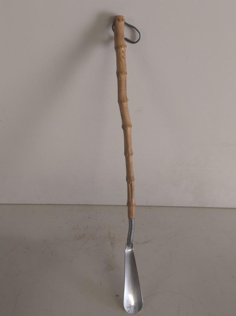 Vintage bamboe schoenlepel, Antiek en Kunst, Ophalen of Verzenden
