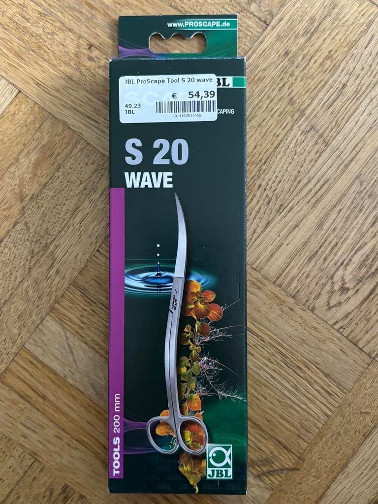 JBL PROSCAPE TOOLS S schaar 20 WAVE NIEUW, Dieren en Toebehoren, Ophalen of Verzenden, Nieuw