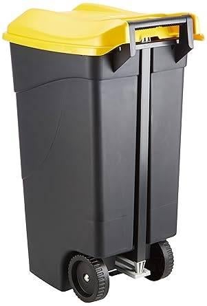 poubelle | noir/jaune | 80 litres | LIVRAISON GRATUITE, Neuf, -, -, TAYG