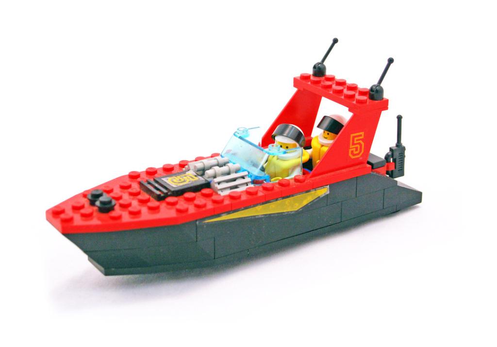 LEGO Classic Town Harbor boot 6679 Dark Shark, Enlèvement ou Envoi, Comme neuf, Ensemble complet, Lego