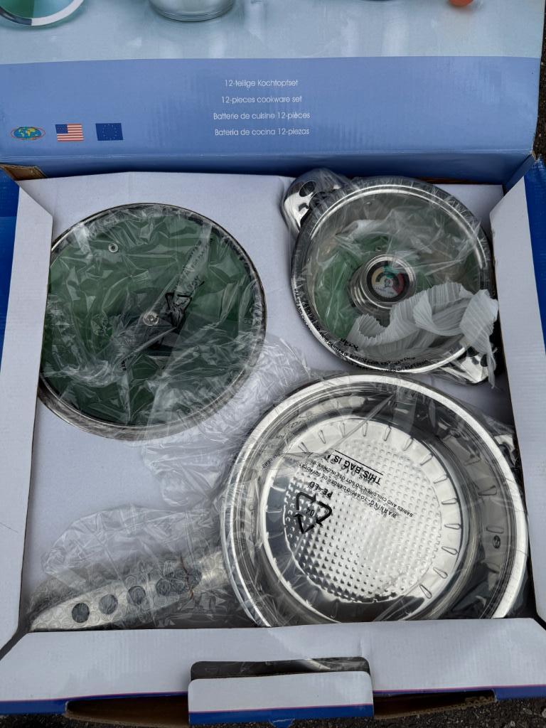 12-delige kookpottenset nieuw!! Ook inductie!, Huis en Inrichting, Ophalen, Nieuw