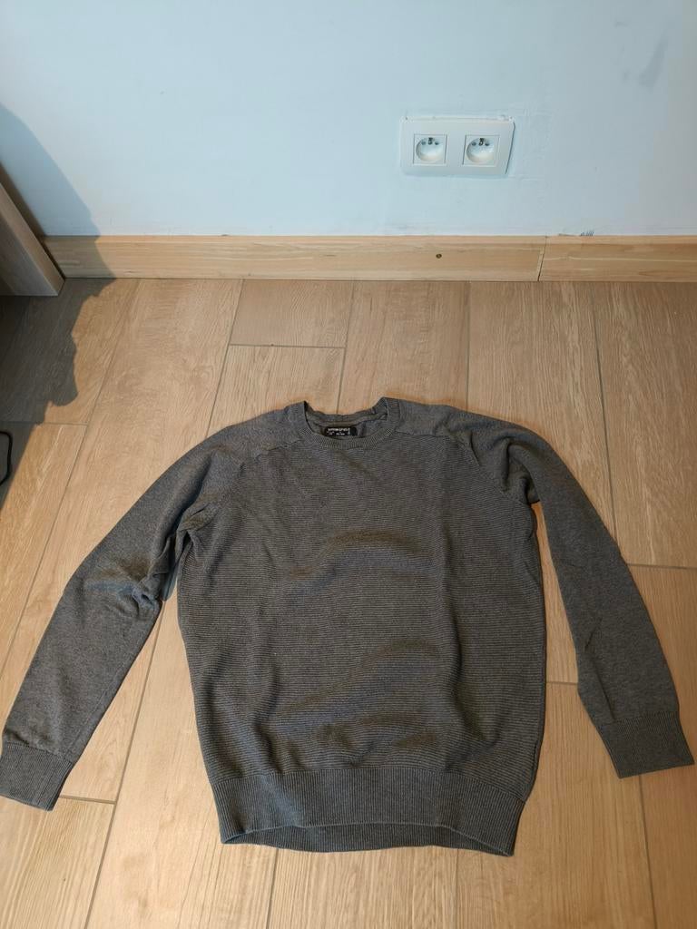 Grijze herenpull Springfield maat M, Enlèvement ou Envoi, Comme neuf, Taille 48/50 (M)