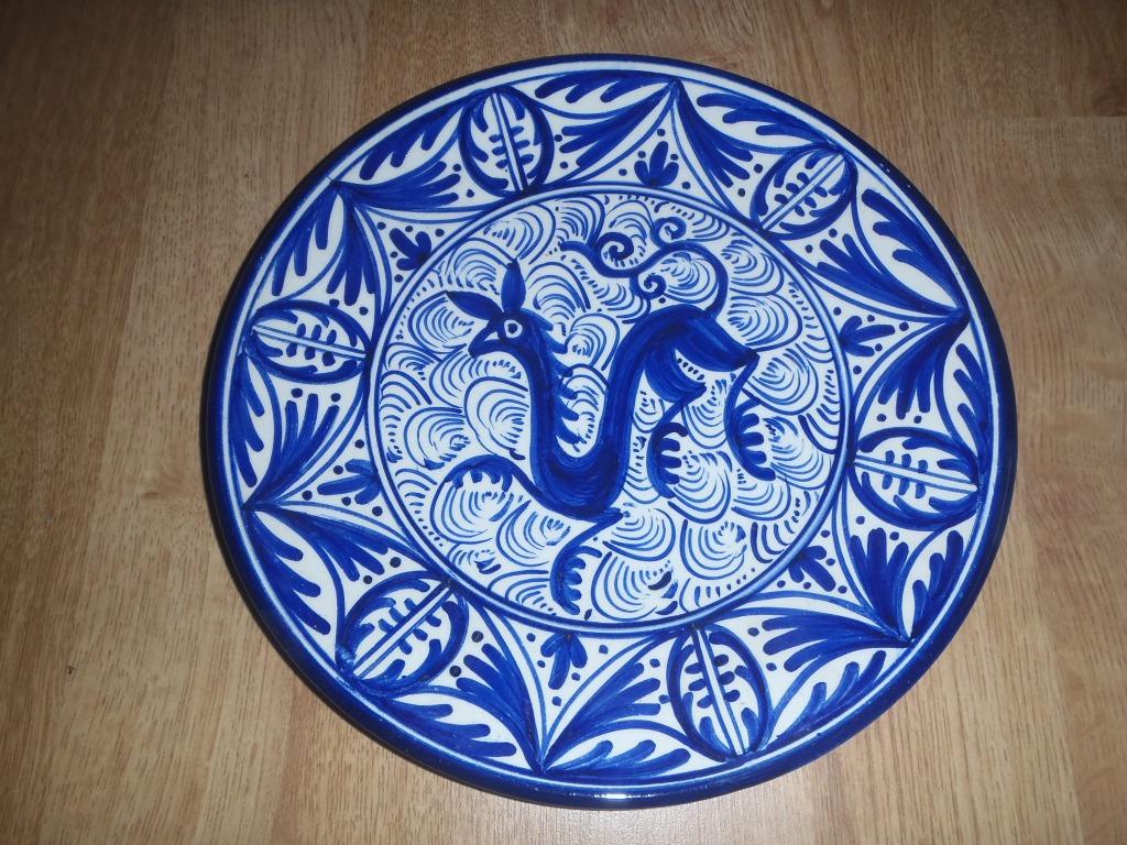 assiette décorative bleue, Enlèvement ou Envoi