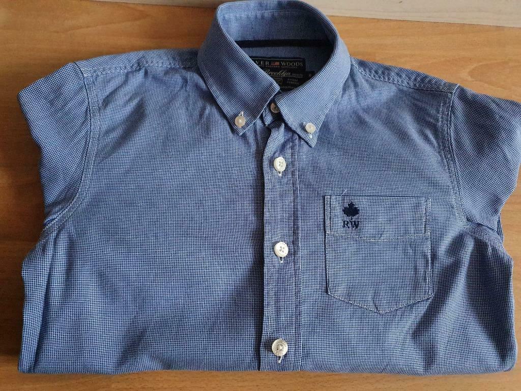 Hemd maat 8 jaar River Woods nieuwstaat, River Woods, Overhemd of Blouse, Ophalen of Verzenden, Zo goed als nieuw