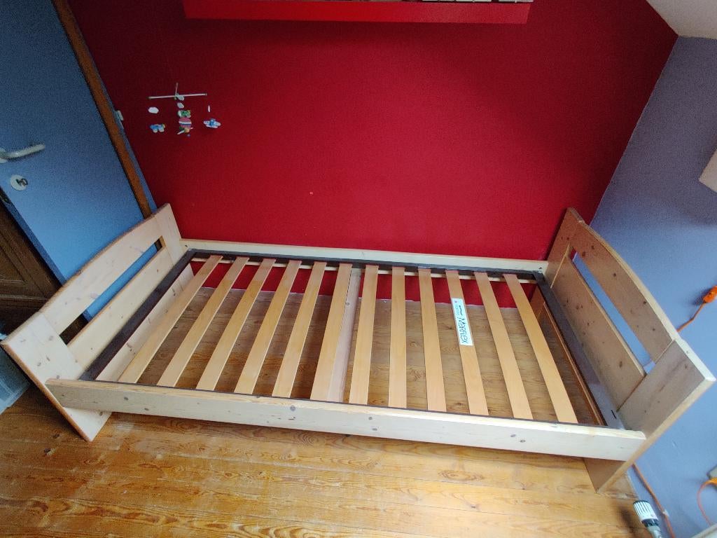 chambre individuelle, 90 cm, Beige, Enlèvement, 200 cm