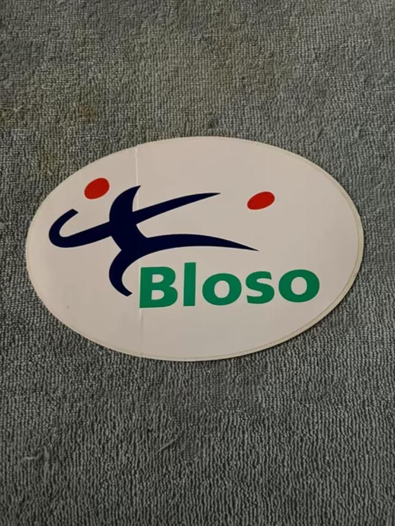 Sticker Bloso, Verzamelen, Ophalen of Verzenden