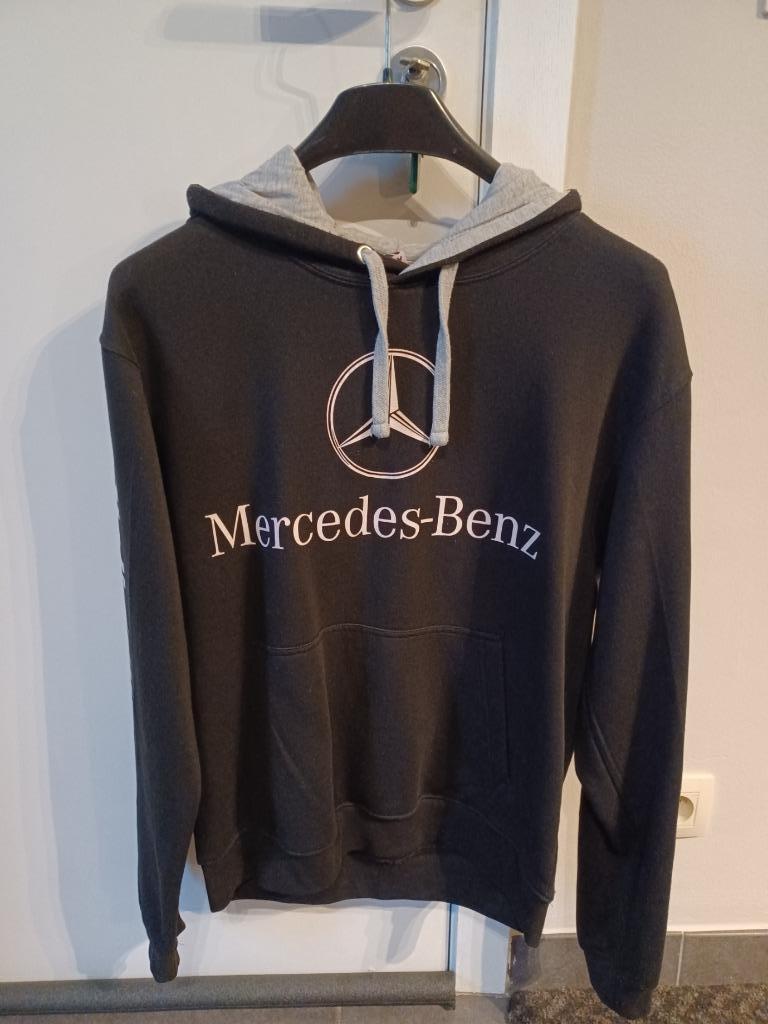 UNIEKE HOODIE MERCEDES BENZ MET AMG LOGO MEDIUM, Ophalen of Verzenden, Zo goed als nieuw, Maat 48/50 (M), Zwart