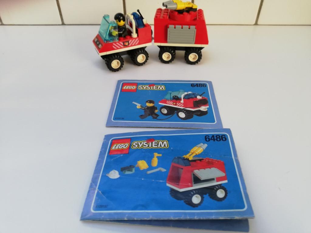 lego 6486 Fire Engine, Enlèvement ou Envoi, Utilisé, Ensemble complet, Lego