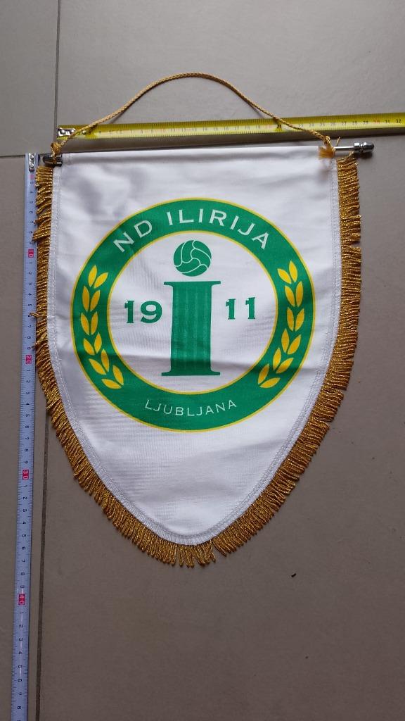 vaandel wimpel ND Ilirija Ljubljana Slovenie, Enlèvement ou Envoi