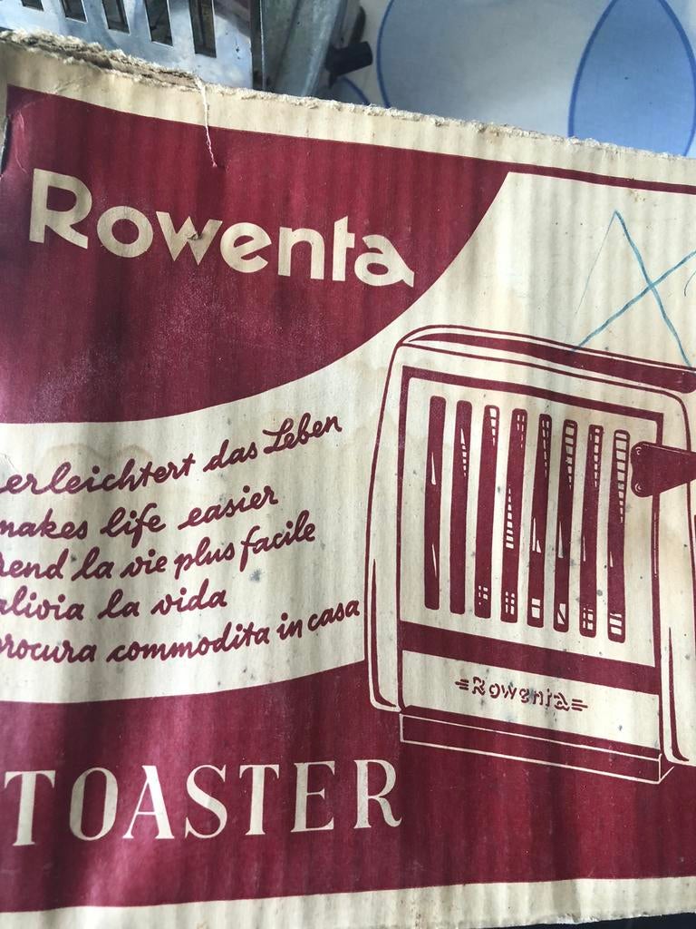 Rowenta antieke broodrooster, Ophalen, Gebruikt