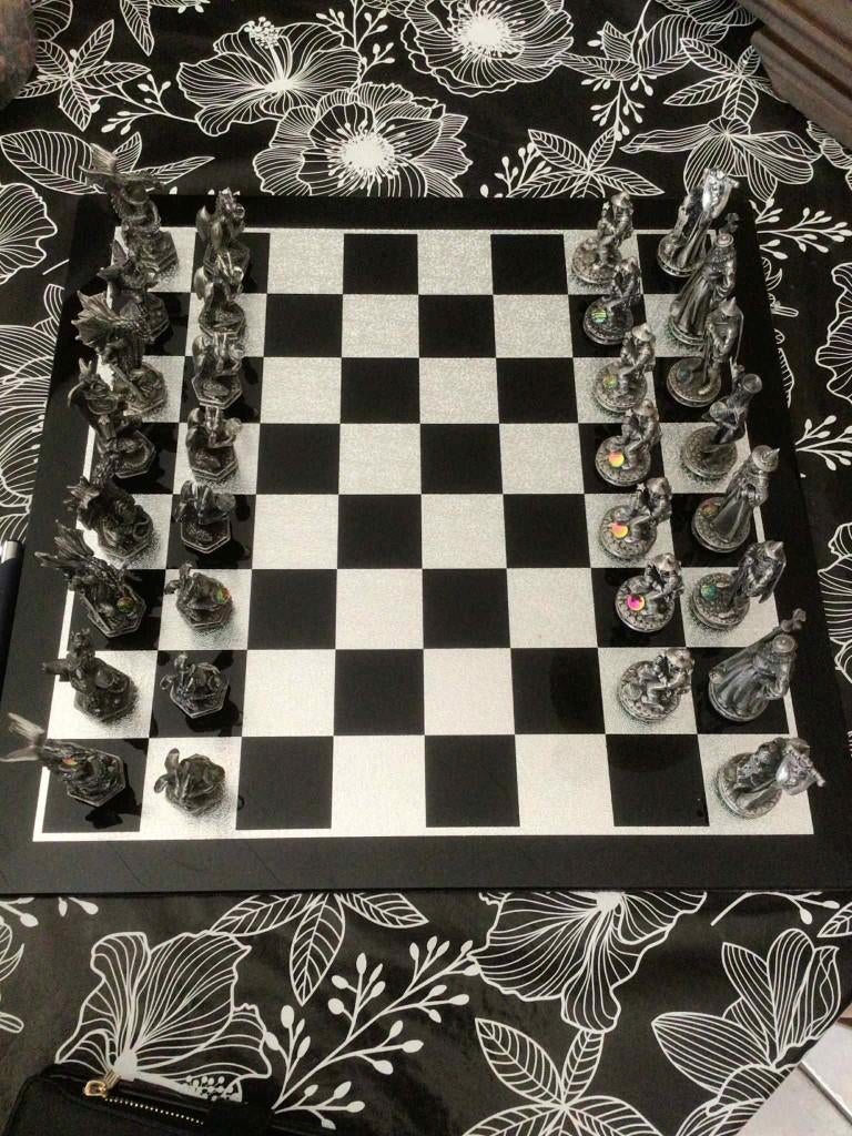 Schaakbord, Een of twee spelers, Ophalen, Gebruikt