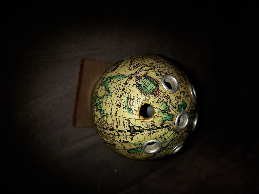 Porte-crayons mappemonde globe vintage, Enlèvement ou Envoi