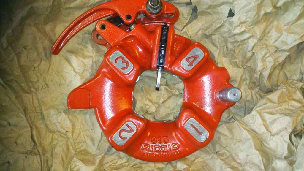 Diverses têtes de filetage Ridgid 1233 300 1224 535 compact, Bricolage & Construction, Outillage | Autres Machines, Comme neuf