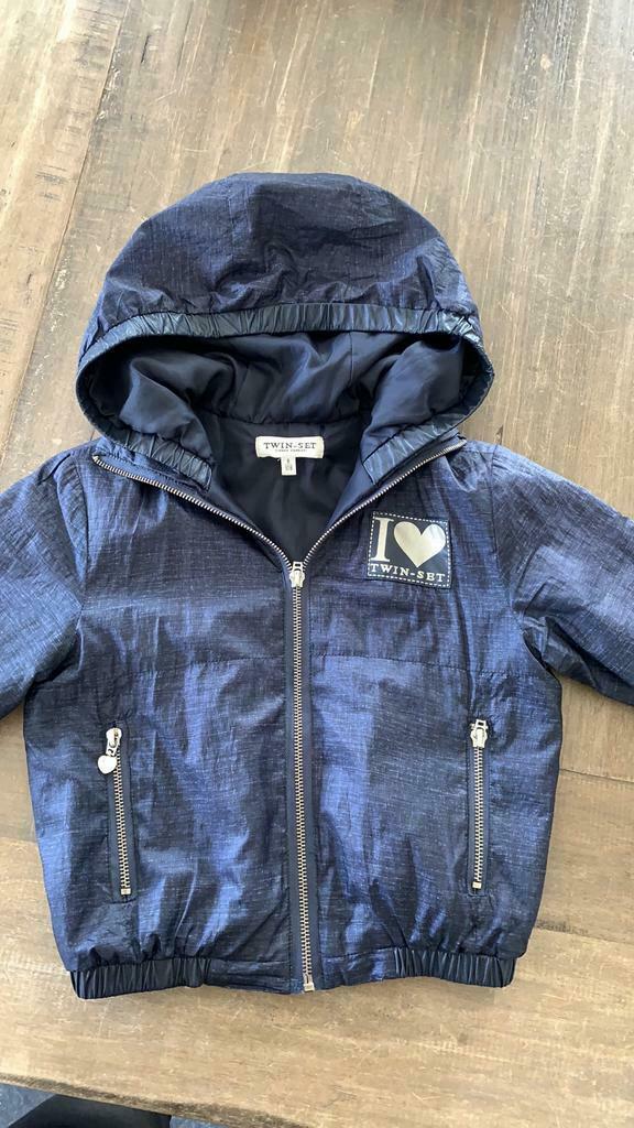 La plus belle veste bomber Twin set taille 128. État neuf 💙, Enlèvement ou Envoi, Comme neuf, Fille, Manteau