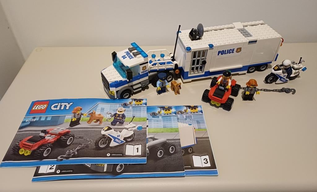 Lego city 60139 Mobiele commandocentrale, Ophalen of Verzenden, Zo goed als nieuw, Complete set, Lego
